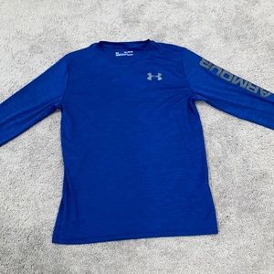 Blue underarmor long sleeve shirt